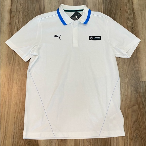 Puma Mercedes AMG Petronas Pique Polo Shirt - Picture 2 of 10